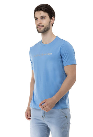 USI Uni Style Image Mens T-Shirt Color: Blue