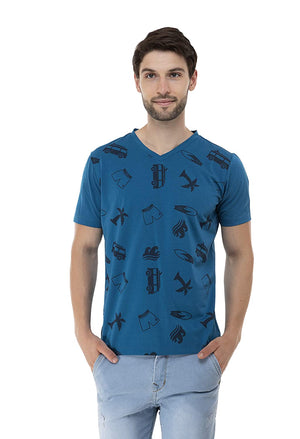 Open image in slideshow, USI Uni Style Image Mens T-Shirt Color: Teal
