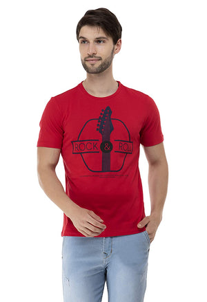 Open image in slideshow, USI Uni Style Image Mens T-Shirt Color: Red
