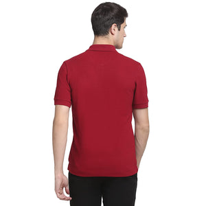 USI Uni Style Image Mens Smart Fit Con 11 Polo T-Shirt Color: Real Mulberry