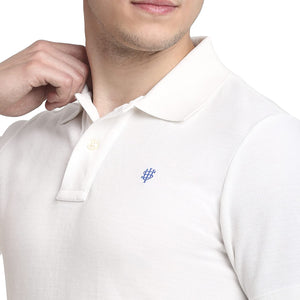 USI Uni Style Image Mens Smart Fit Con 11 Polo T-Shirt Color: Ivory