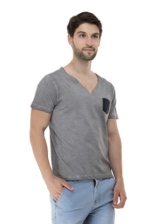 USI Uni Style Image Mens T-Shirt Color: Grey