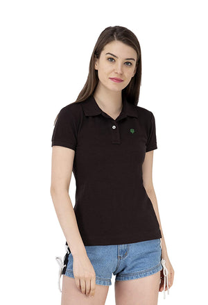 Open image in slideshow, USI Uni Style Image Women&#39;s Polo Color-Coffee
