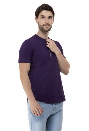 USI Uni Style Image Mens T-Shirt Color: Purple