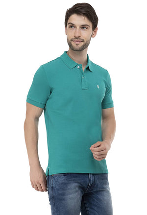 USI Uni Style Image Mens Smart Fit Con 11 Polo T-Shirt Color Dynasty Green