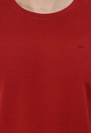 USI Uni Style Image Mens T-Shirt Color: Red