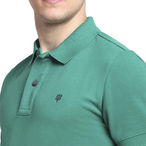 USI Uni Style Image Mens Smart Fit Con 11 Polo T-Shirt Color: Ultramarine Green