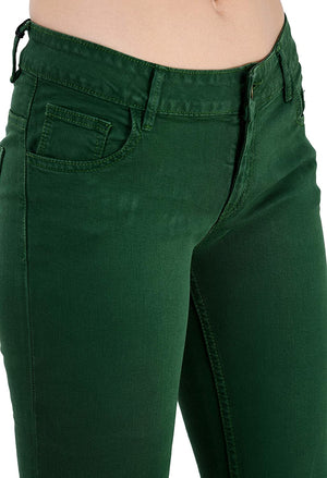 USI Uni Style Image Women's Cotton Trousers Color F.Green