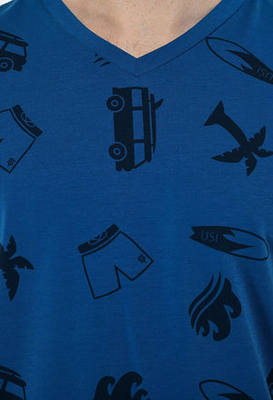 USI Uni Style Image Mens T-Shirt Color: Teal