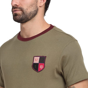 USI Uni Style Image Classic Round Neck Tshirt with Rib Color Olive