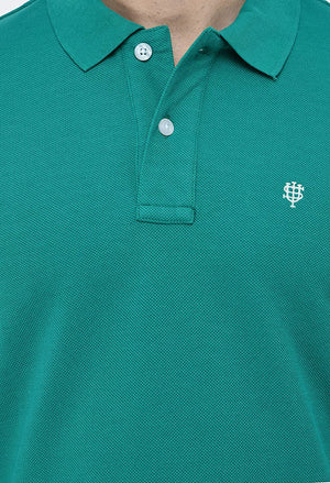 USI Uni Style Image Mens Smart Fit Con 11 Polo T-Shirt Color Dynasty Green