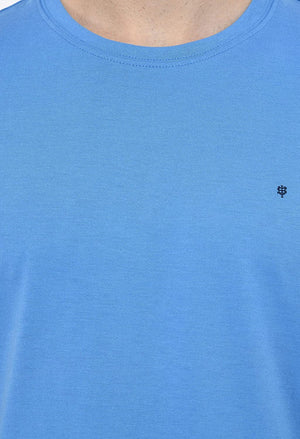 USI Uni Style Image Mens Round Neck T-Shirt Color: H. Blue